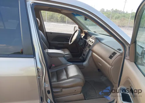 2006 Honda Pilot Ex-L из США, поврежденный, VIN 2HKYF18686H558853